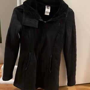 Black north face jacket XS
